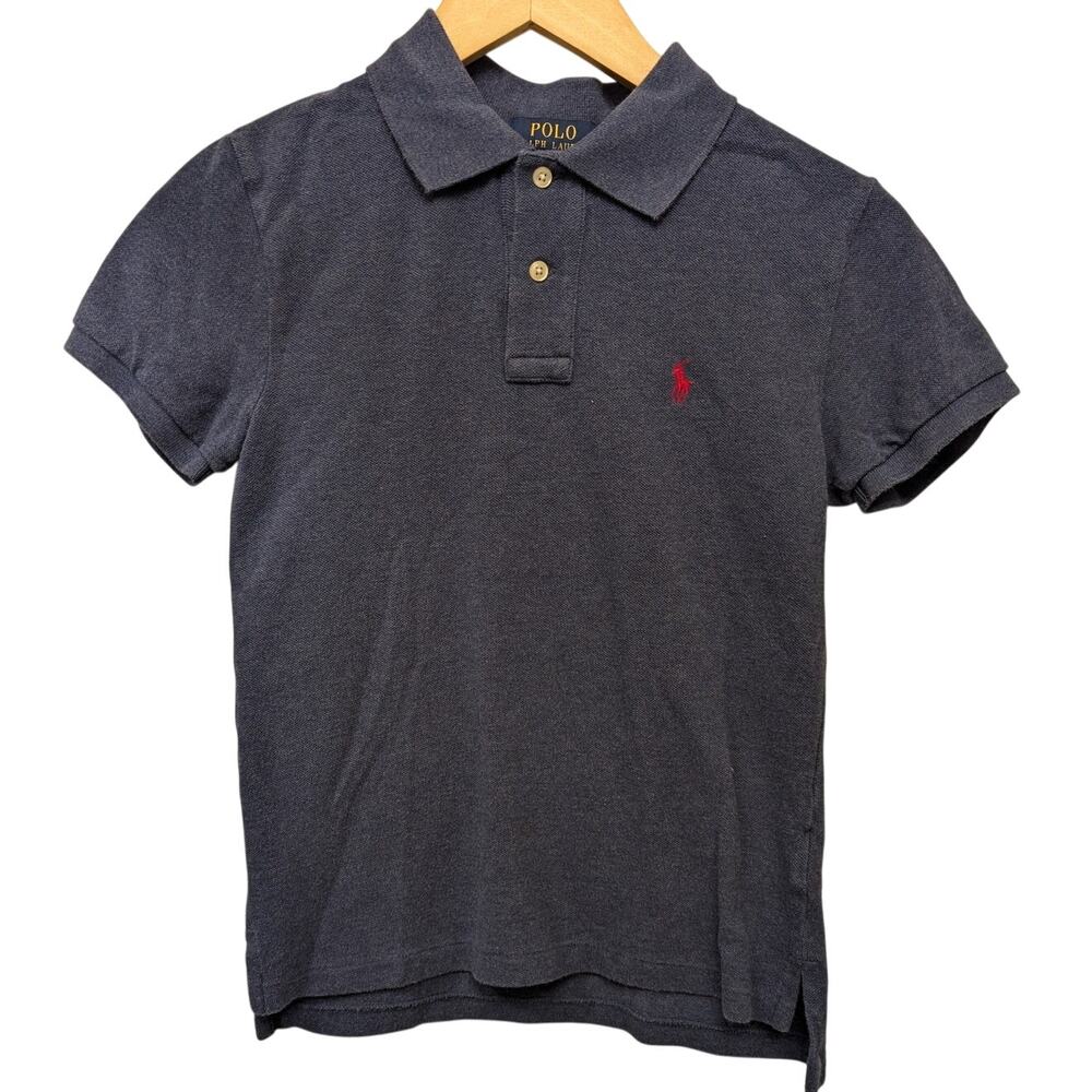 POLO Ralph Lauren Polo Shirt Navy Blue Embroidered Pony‎ Classic